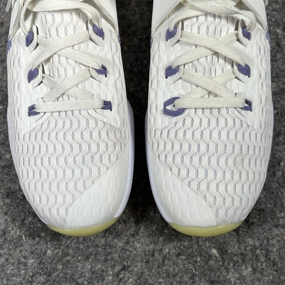Nike LeBron Witness V5 Summit White Bronze Purple Sz 12.5 CQ9380-102 Basketball - Picture 14 of 16
